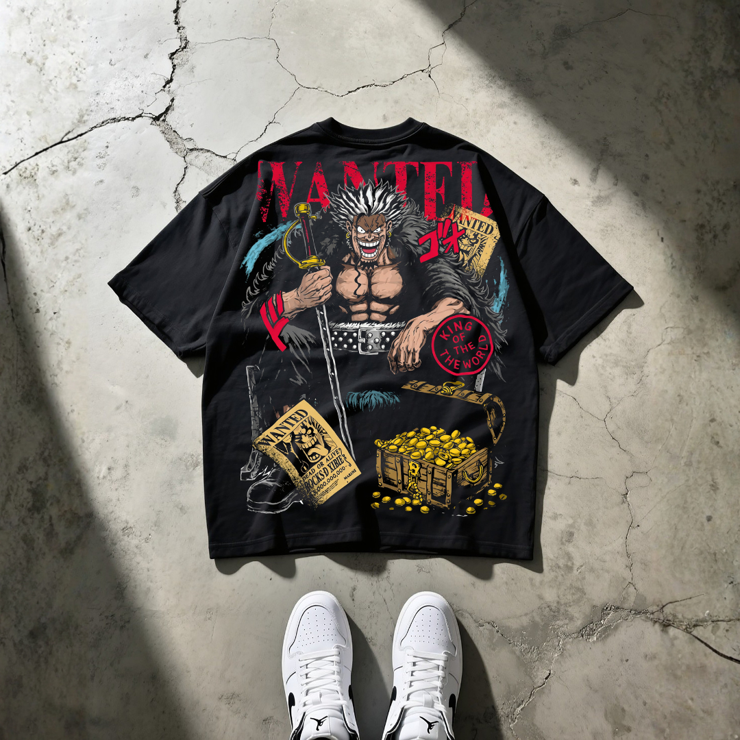 T-Shirt Heavyweight Oversize - Rocks D. Xebec (Noir)