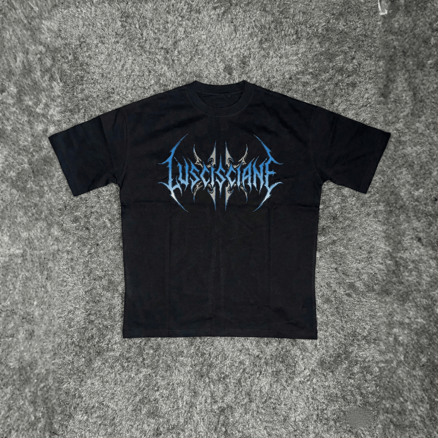 Luscisciane Abyssal Skull Heavyweight Oversize T-Shirt