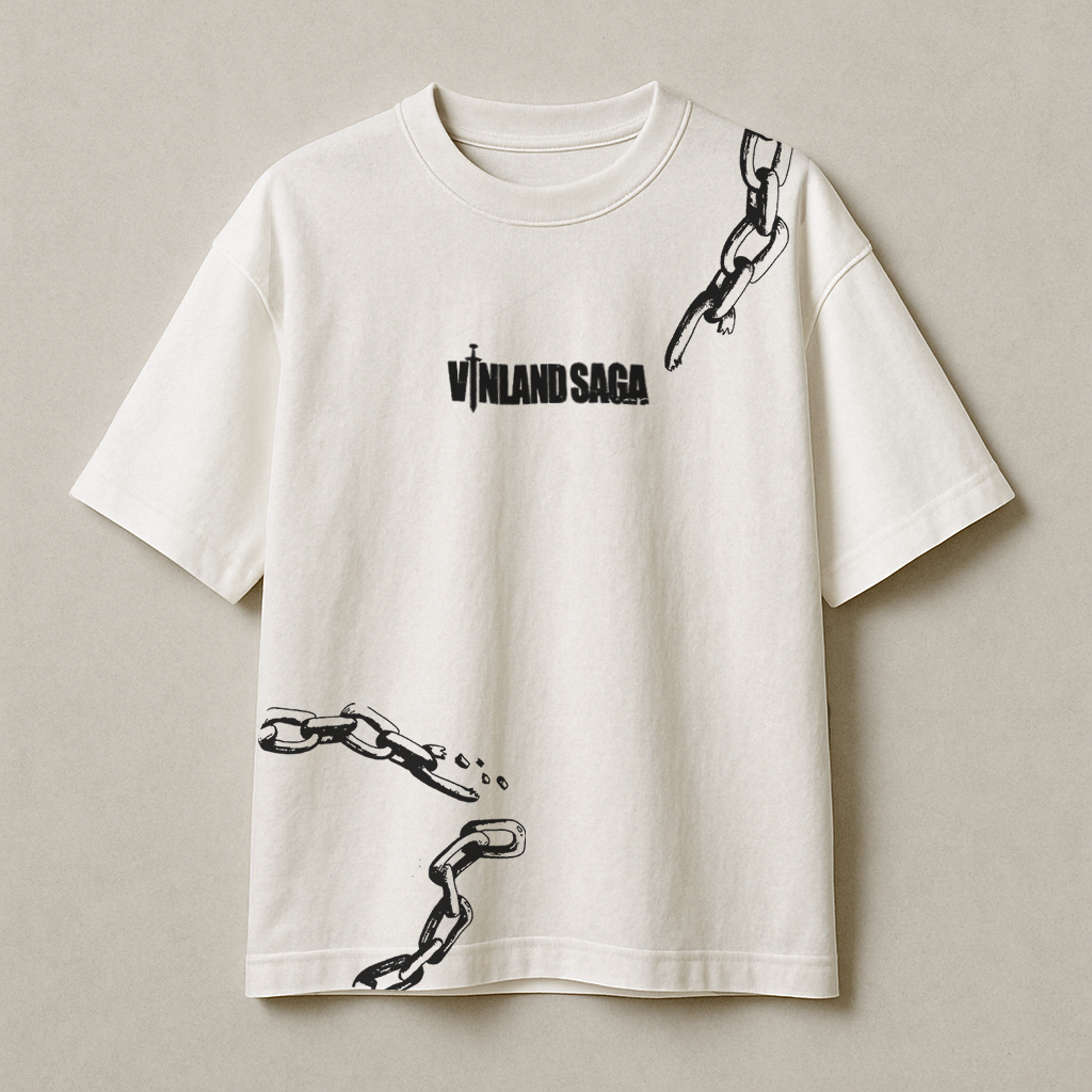 T-shirt Oversize Heavyweight Thorfinn – Vinland Saga | 100% Coton 240gsm