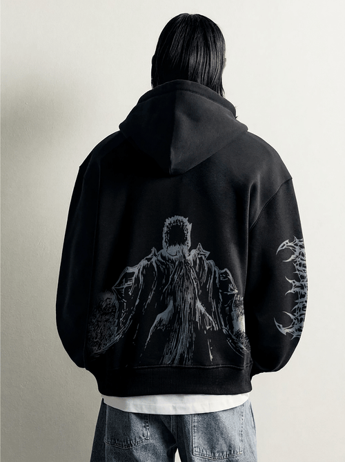 Hoodie Oversize – Berserk – Noir