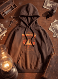 Hoodie Oversize – Rumbling – Brown