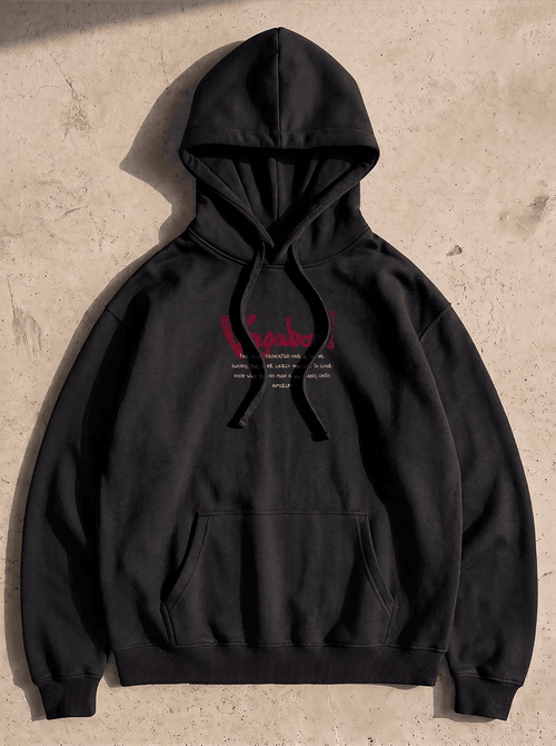 Hoodie Oversize – Retro musachi – Black