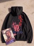 Hoodie Oversize – Retro musachi – Black