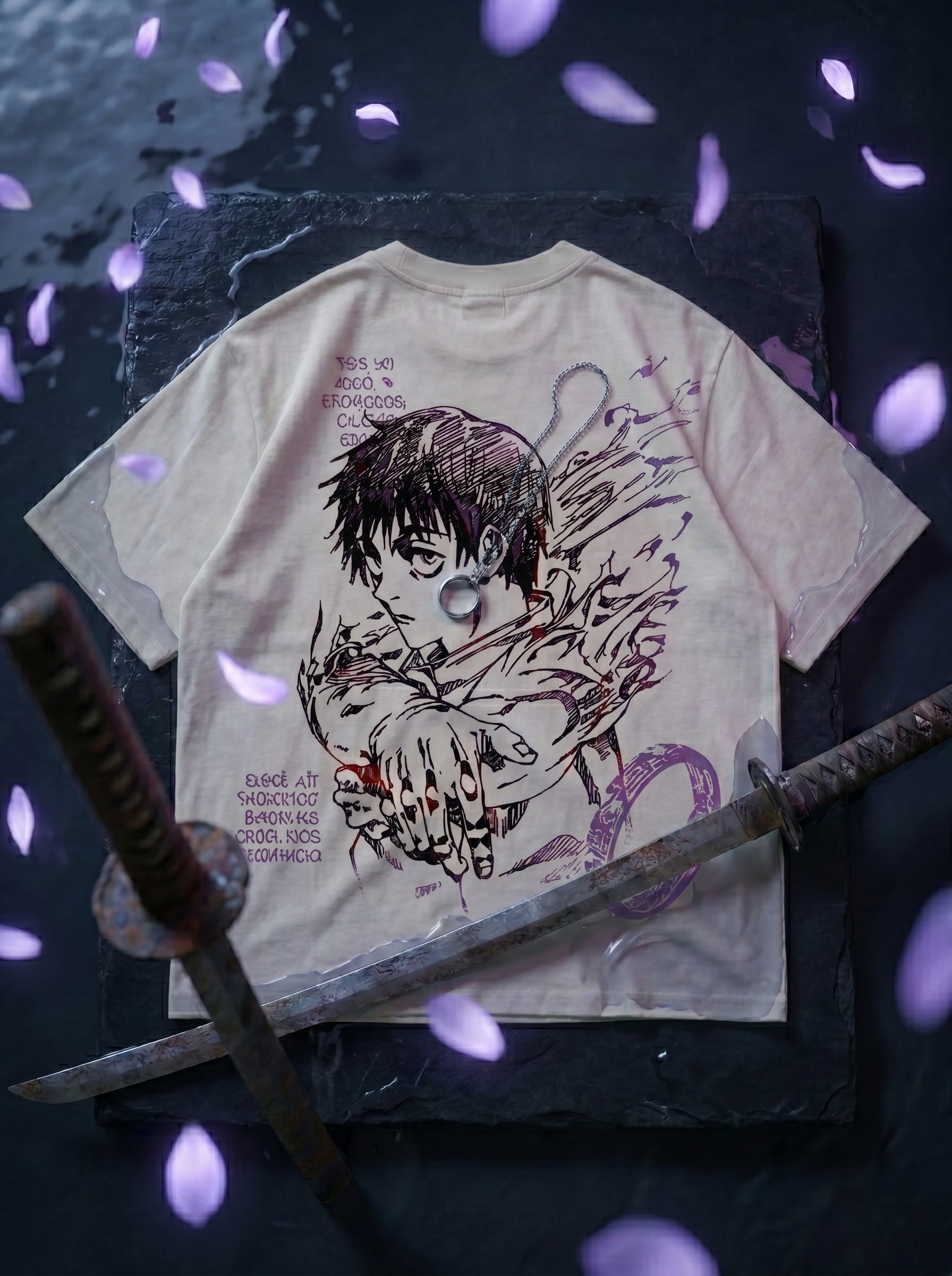 T-Shirt – Yuta   – Blanc