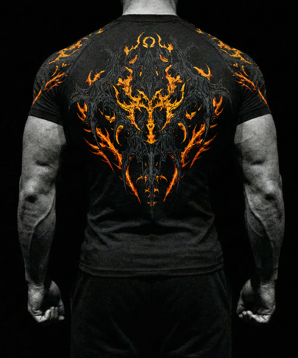 Luscisciane Phoenix Compression Shirt | SHORT SLEEVE