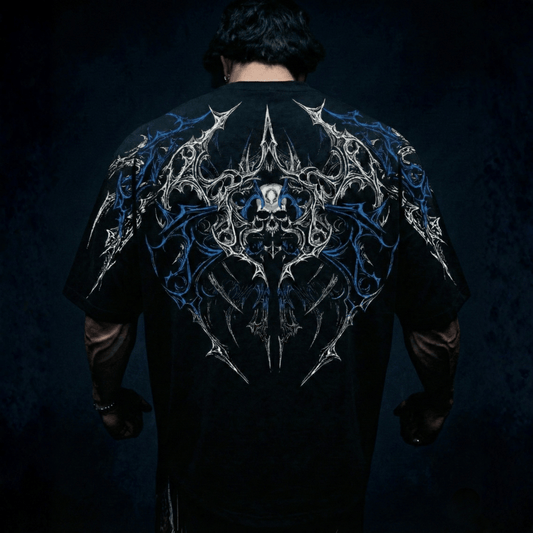 Luscisciane Abyssal Skull Heavyweight Oversize T-Shirt