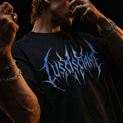Luscisciane Abyssal Skull Heavyweight Oversize T-Shirt