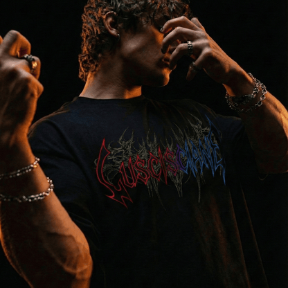 Luscisciane Twin Calamity Heavyweight Oversize T-Shirt