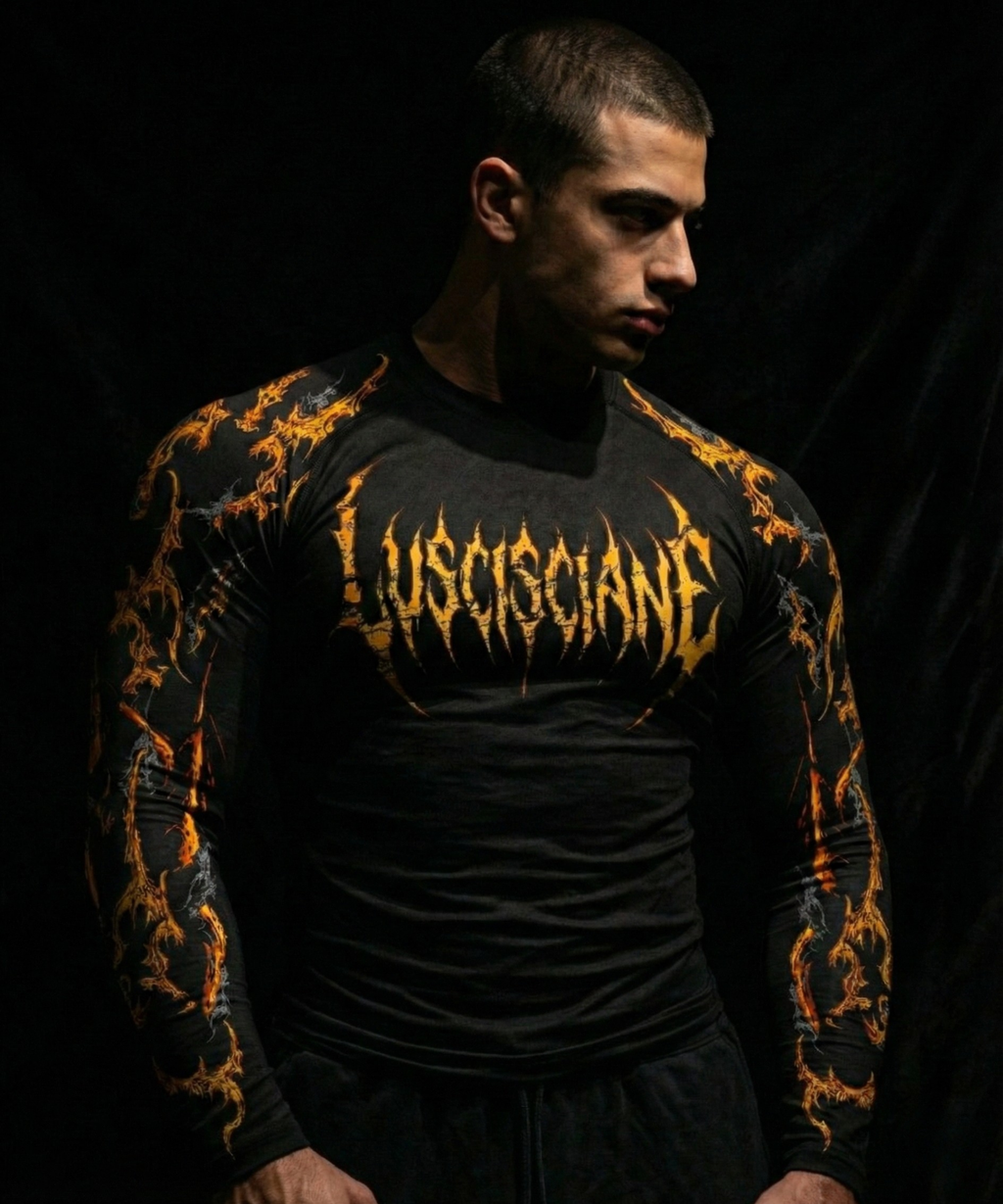 Luscisciane Phoenix Compression Shirt | LONG SLEEVE
