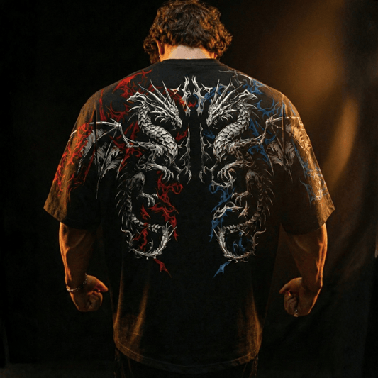 Luscisciane Twin Calamity Heavyweight Oversize T-Shirt