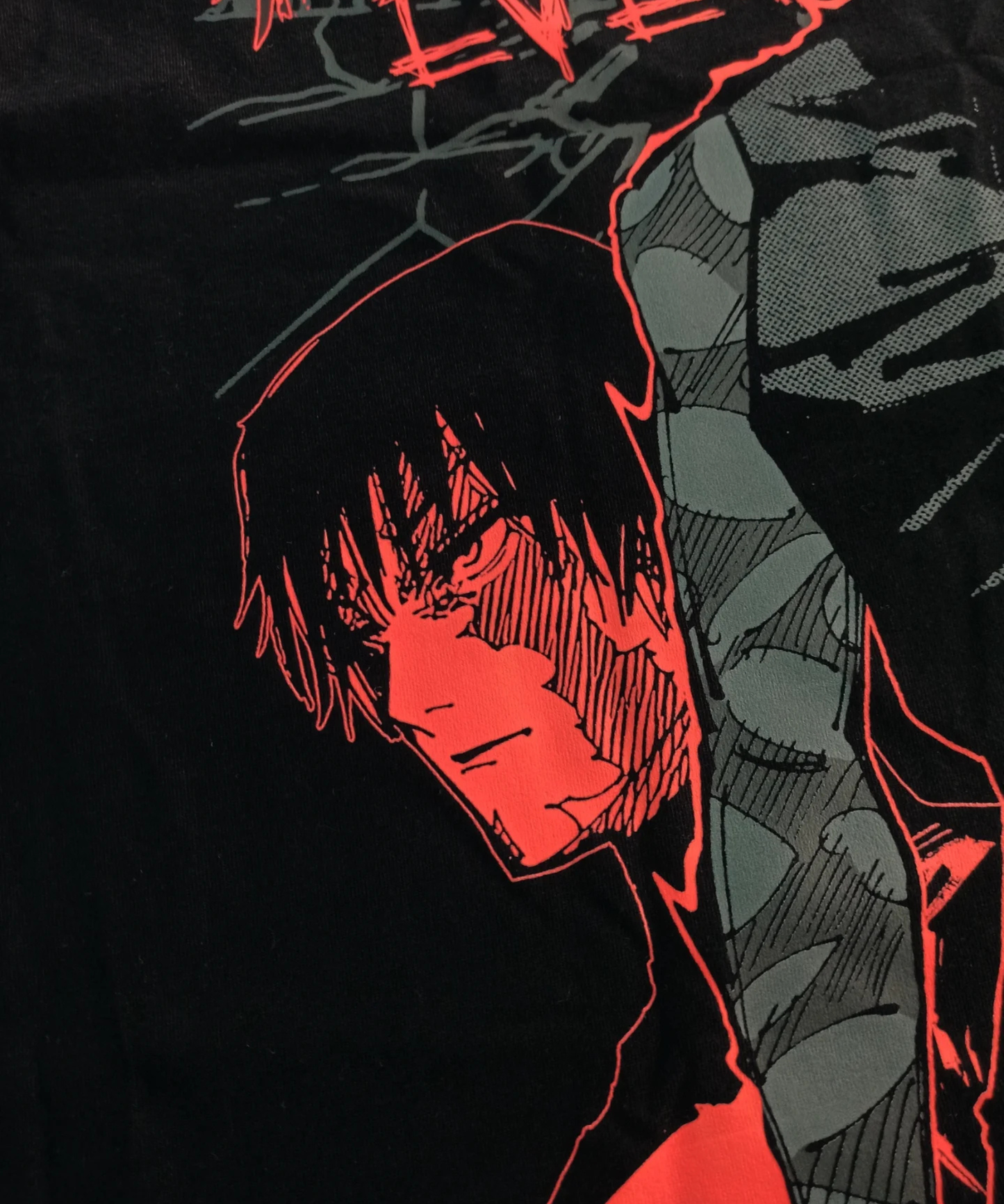 T-Shirt Oversize Heavyweight – Maki Jujutsu Kaisen – 100% Coton – Noir