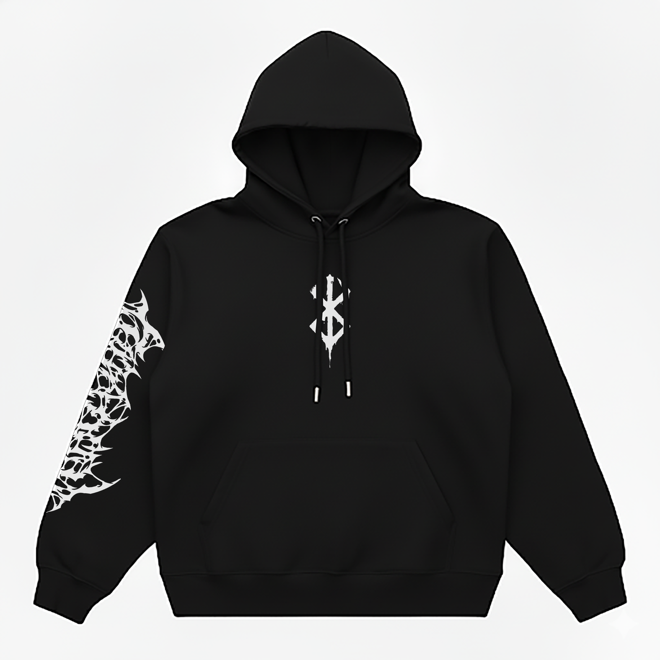 Hoodie Oversize – Berserk – Noir