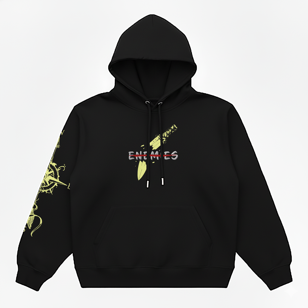 Hoodie Oversize – Vinland Saga – Noir