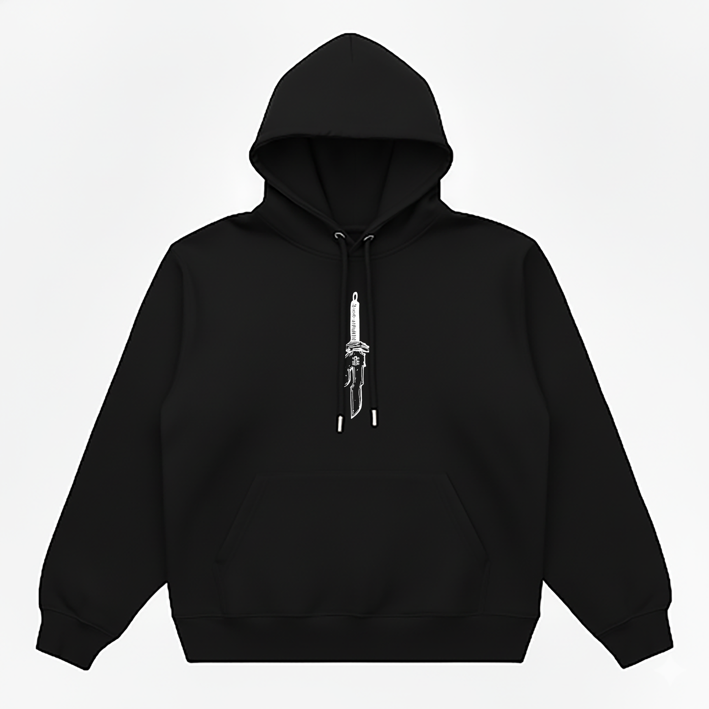 Hoodie Oversize Heavyweight – Toji Fushiguro  – 100% Coton Premium – Noir