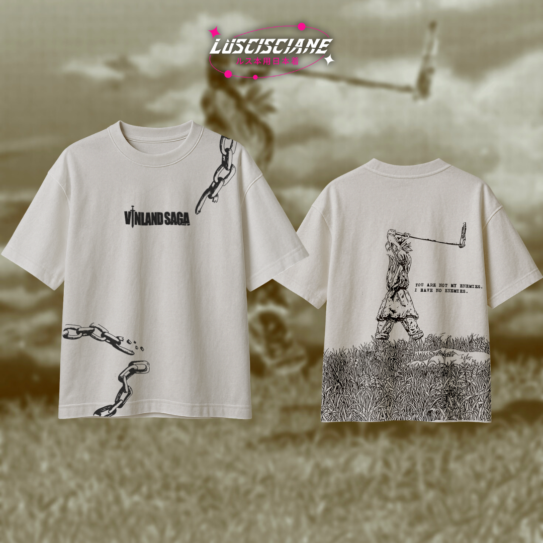 T-shirt Oversize Heavyweight Thorfinn – Vinland Saga | 100% Coton 240gsm