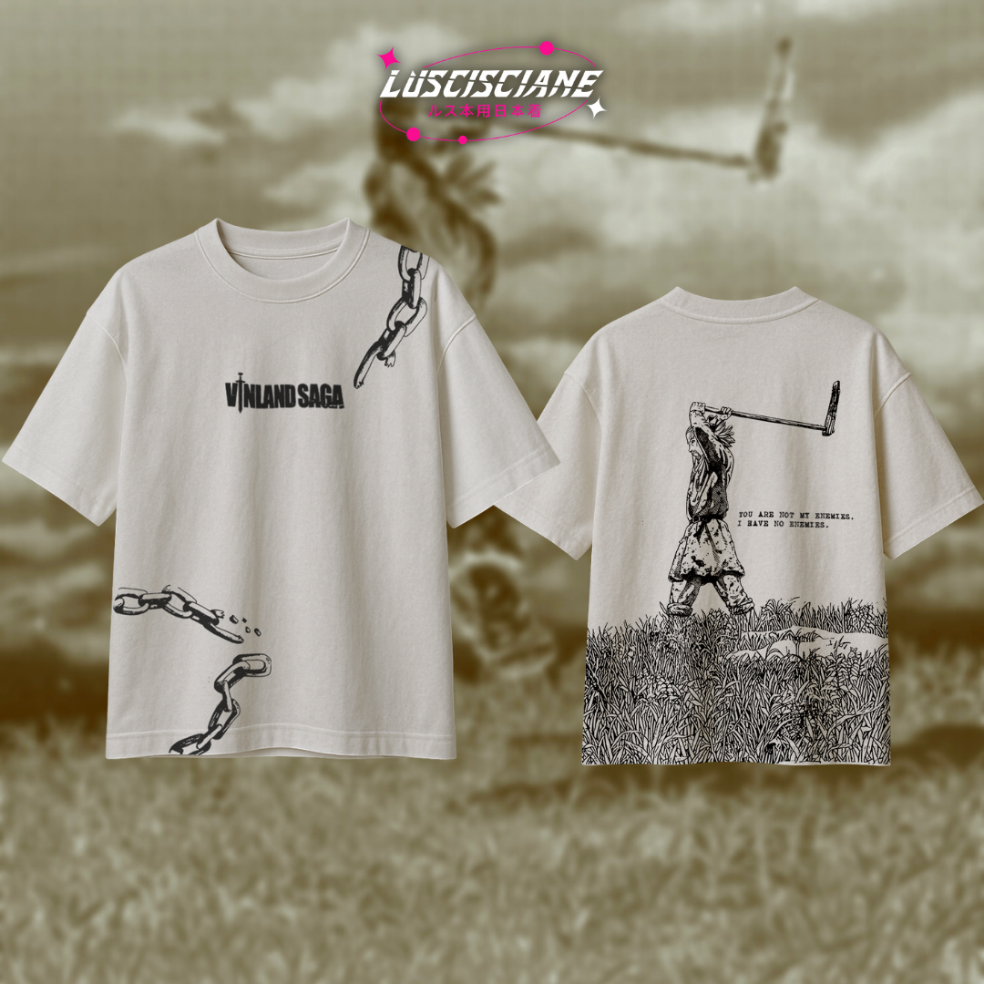 T-shirt Oversize Heavy-weight Thorfinn – Vinland Saga | 100% Coton Premium