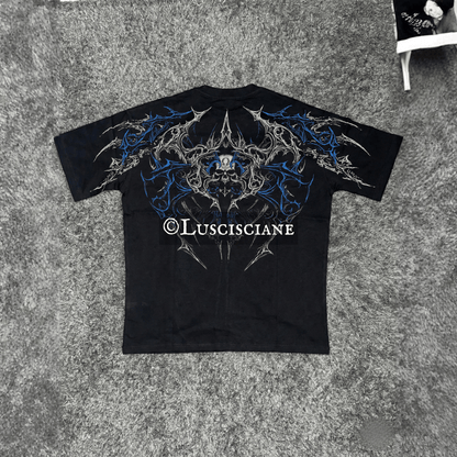 Luscisciane Abyssal Skull Heavyweight Oversize T-Shirt