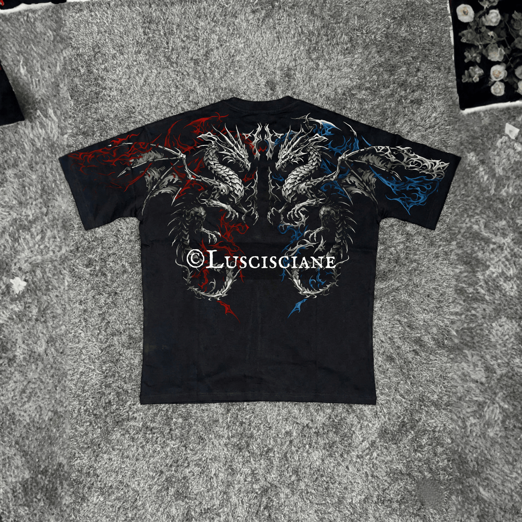Luscisciane Twin Calamity Heavyweight T-Shirt