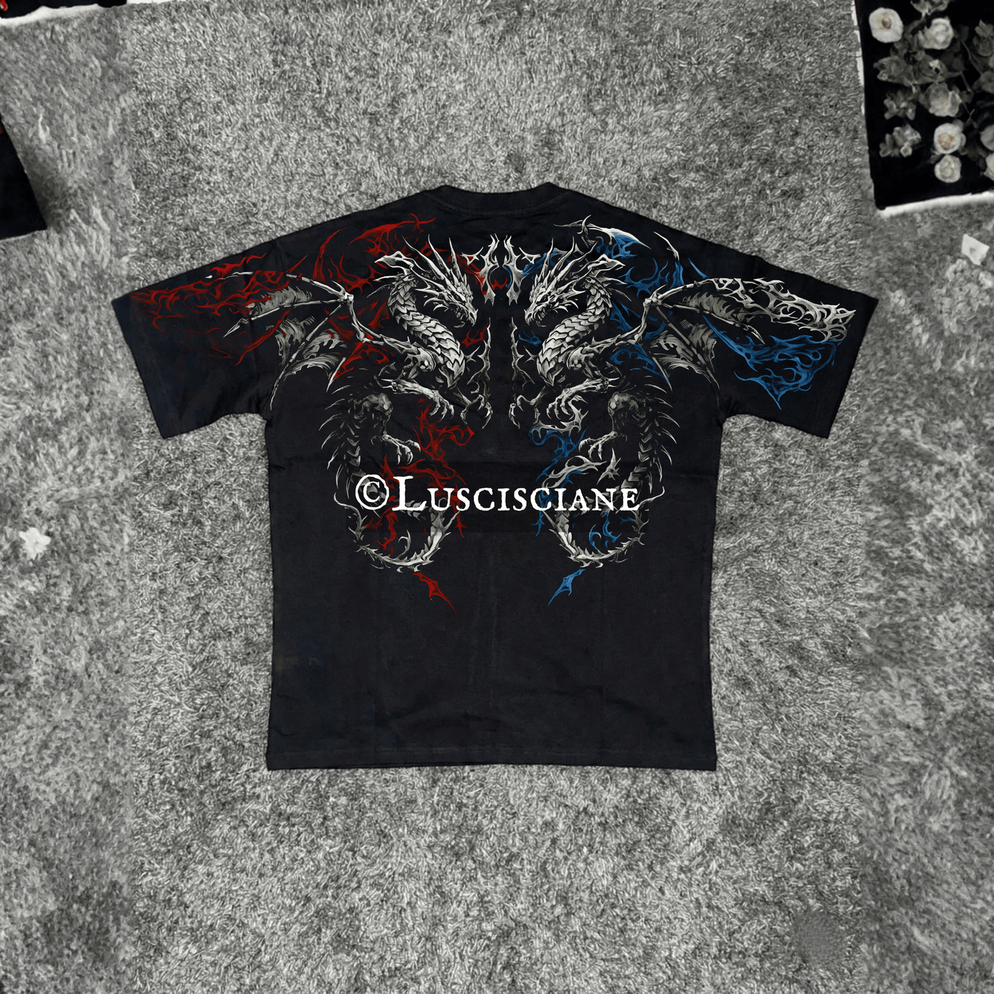 Luscisciane Twin Calamity Heavyweight Oversize T-Shirt