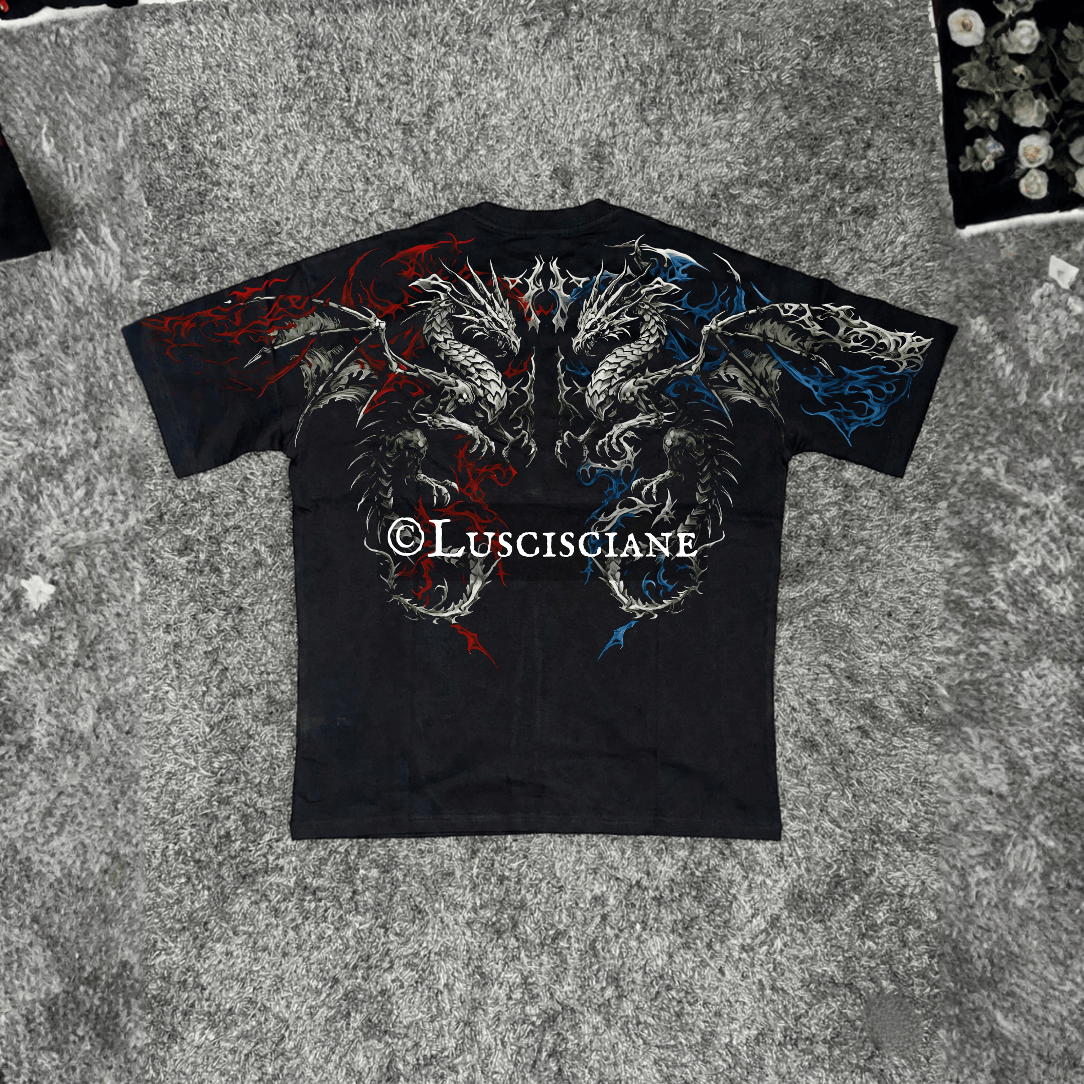 Luscisciane Twin Calamity Heavyweight T-Shirt