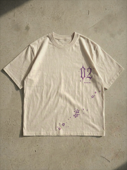 T-Shirt Oversize Heavyweight Death note Misa Amane - Blanc