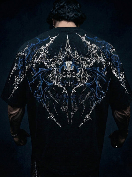 Luscisciane Abyssal Skull Heavyweight  T-Shirt