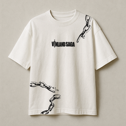 T-shirt Oversize Heavyweight Thorfinn – Vinland Saga | 100% Coton 240gsm